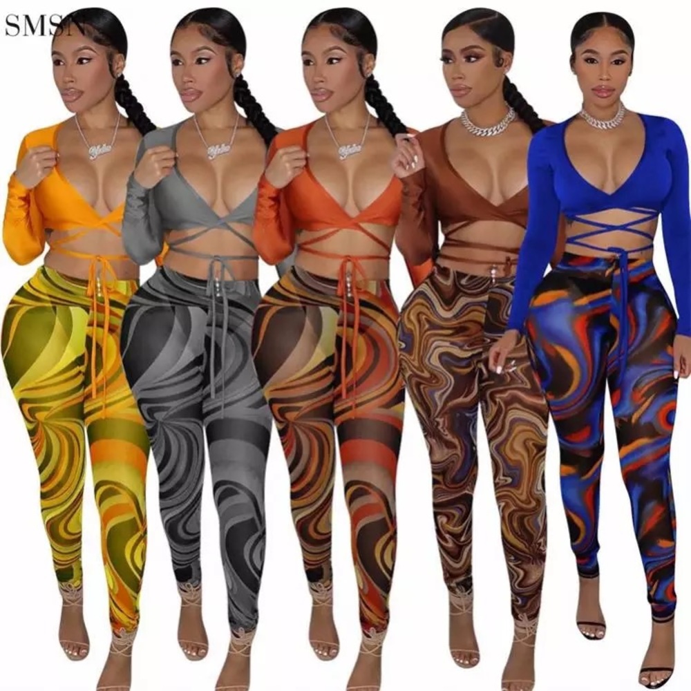 Bronze brown color two piece set